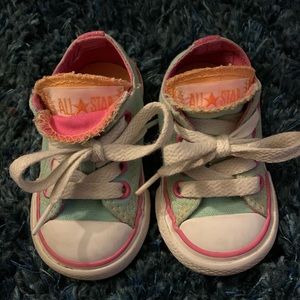 Converse Pink teal size 3